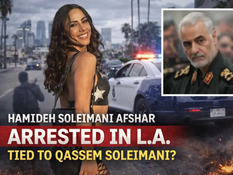 Who Is Hamideh Soleimani Afshar? The Woman ICE Just Arrested in LA - Her Alleged Ties to Qassem Soleimani; What the U.S. Claims She Did | What We Know