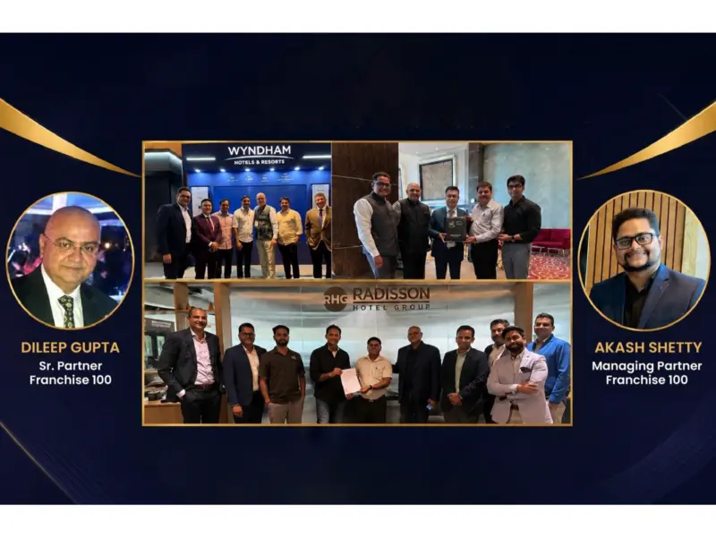 Franchise 100 Signs Three Strategic Hospitality Projects Across India