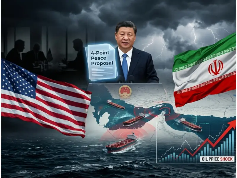 US-Israel-Iran War Latest News: Xi Jinping Proposes 4-Point Peace Plan After US-Iran Talks Collapse in Islamabad, Hormuz Crisis Deepens & Global Oil Fears Surge