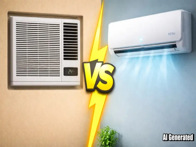 AC Tips: 1.5-Ton Window AC or 1.5-Ton Split AC-Which Consumes More Electricity?