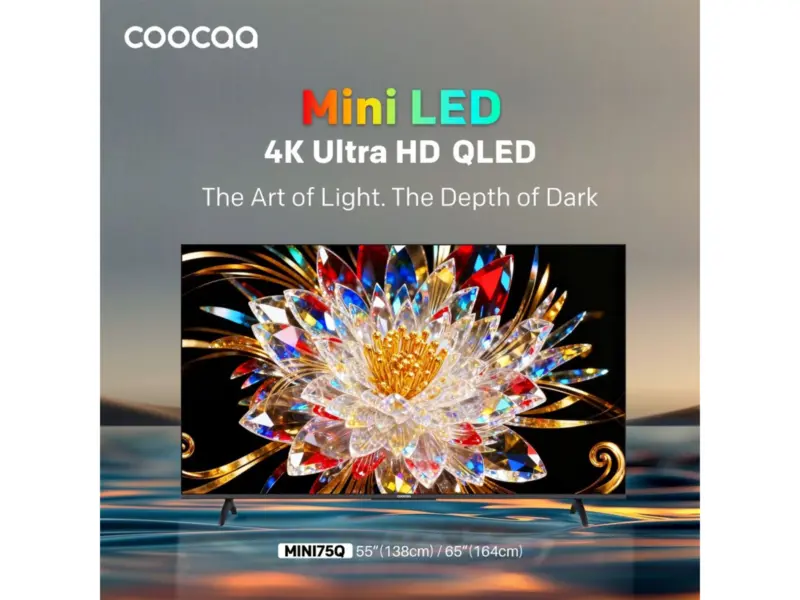 Coocaa Elevates Home Entertainment with the Launch of MINI75Q Series Mini LED Smart TVs on Amazon and Flipkart