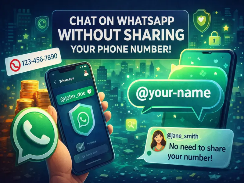 WhatsApp to Allow Chats Without Sharing Phone Number-Username Feature Starts Rolling Out