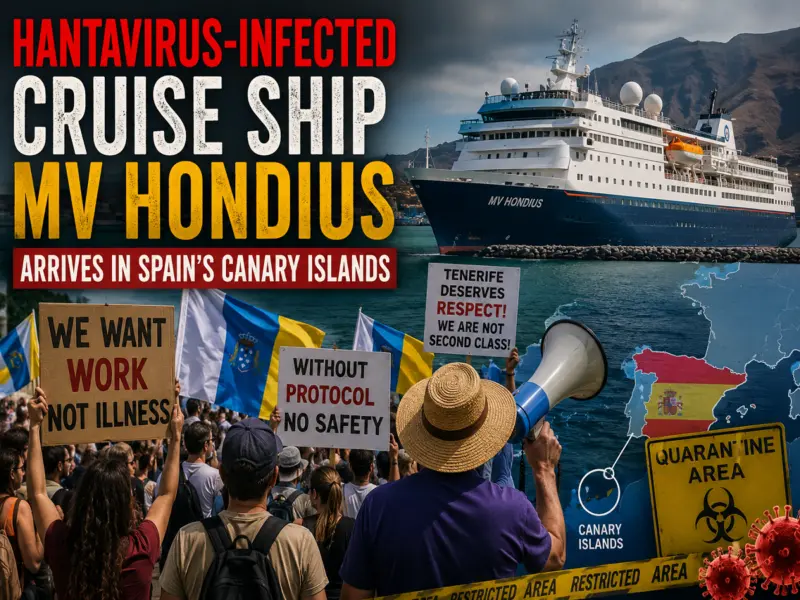 Hantavirus Outbreak: Why Are People in Tenerife Protesting as the Virus-Infected Cruise Ship MV Hondius Arrives in Spain's Canary Islands?