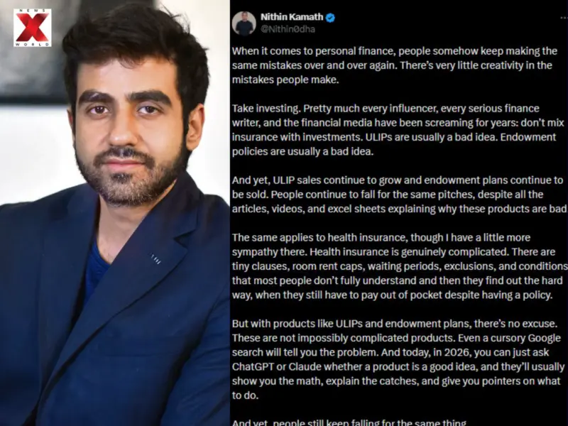 Nithin Kamath Warns Investors About Money Mistakes; Here's Why ULIPs Hurt Wealth Creation & Your Insurance Must Stay Separate