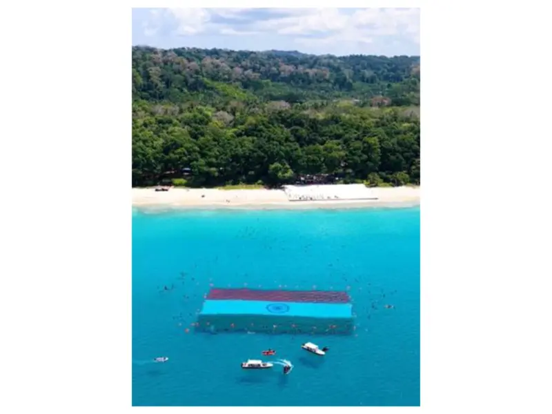India sets Guinness World Record for largest national flag unfurled underwater