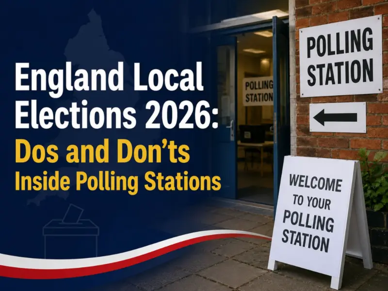 England Local Elections 2026: Complete Guide to All Dos and Don'ts Inside Polling Stations in UK, From Voting Rules to Phone Use & Photo Restrictions