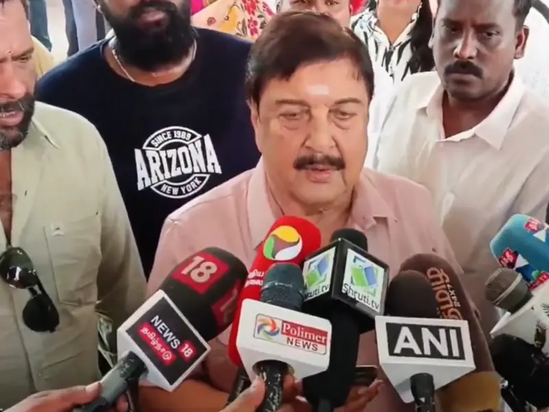 Veteran actor Sivakumar urges abolition of TASMAC after voting in Tamil Nadu election