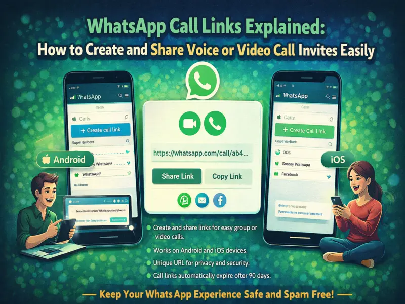 WhatsApp Call Links Explained: How to Create and Share Voice or Video Call Invites Easily