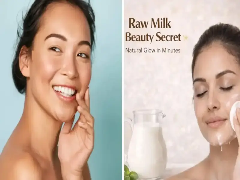 Skin Care Tips: Massage your face with raw milk for 5 minutes regularly, your skin will glow in a week
