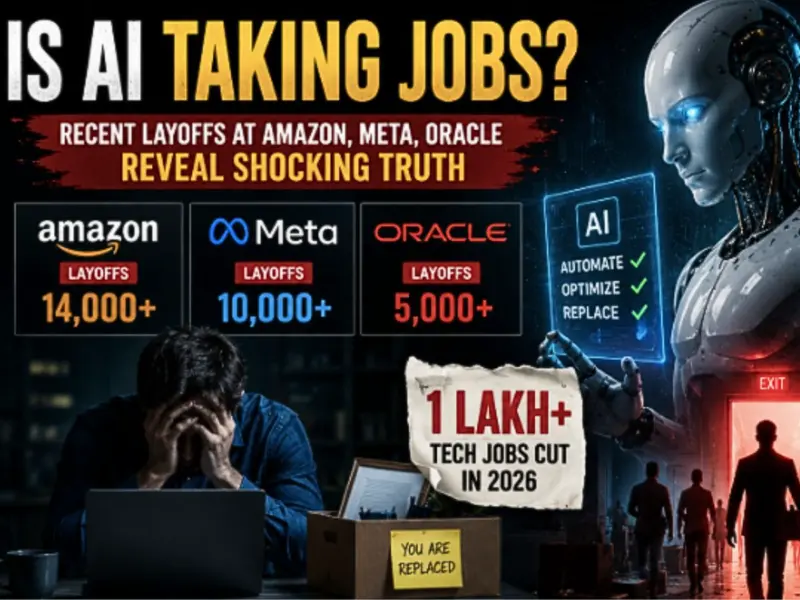 Is AI Taking Jobs? Recent Layoffs at Amazon, Meta, Oracle Reveal Shocking Truth