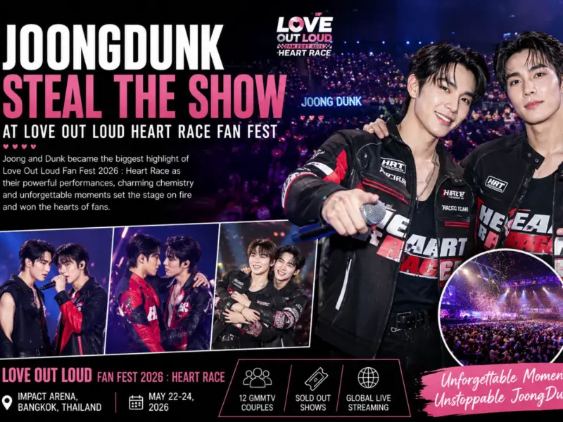 JoongDunk Steal The Show At Love Out Loud Heart Race Fan Fest With Electrifying Performances