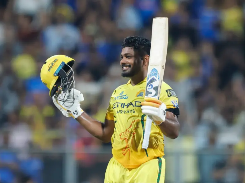 MI vs CSK: Sanju Samson Enters History Books, First Chennai Super Kings Batter to Score an IPL Hundred Against Mumbai Indians