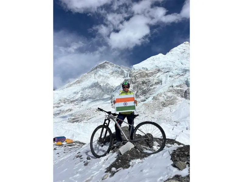 Divya Singh becomes first Indian woman to cycle to Mount Everest Base Camp
