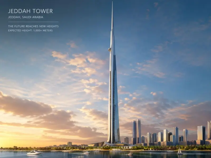 Saudi Arabia's Jeddah Tower Crosses 100 Floors, Aims to Overtake Burj Khalifa as World's Tallest Building