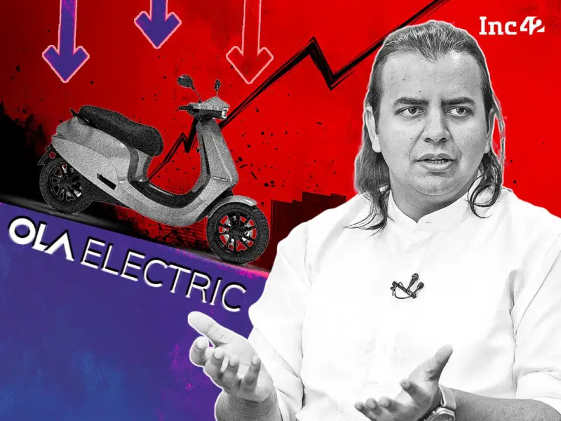 Ola Electric Crashes Another 5%, Down 58% Year To Date