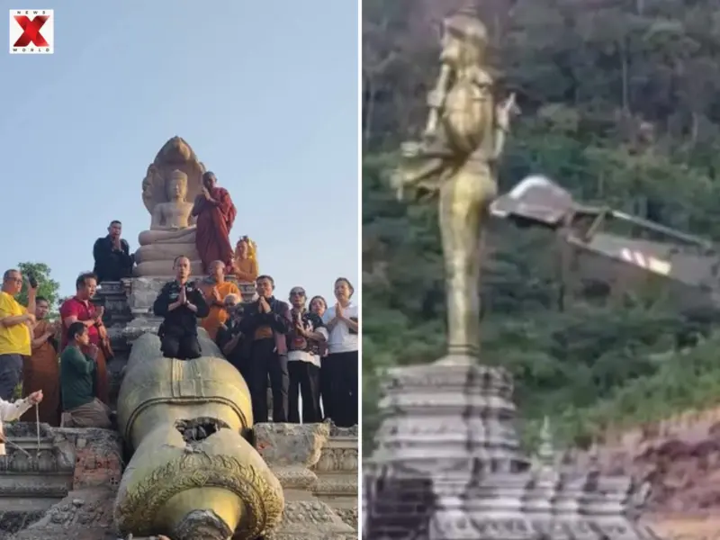 'Provocative Act': Cambodia Gets Furious After Thailand Installs Lord Buddha Statue At The Place Of Demolished Lord Vishnu Statue, Border Row Deepens
