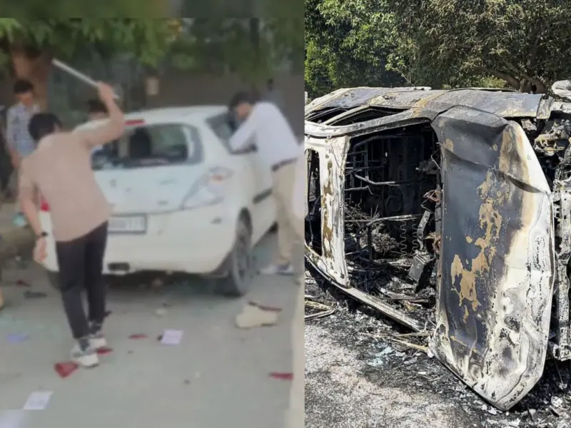 Noida Protest News: Factory Workers' Protest Turns Violent in Phase 2 Industrial Area as Wage Demands Escalate, Traffic Comes to a Standstill | Watch Videos