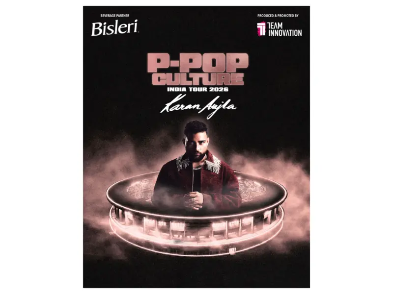 Bisleri International Partners with Karan Aujla's P-Pop Culture India Tour 2026 as Official Beverage Partner