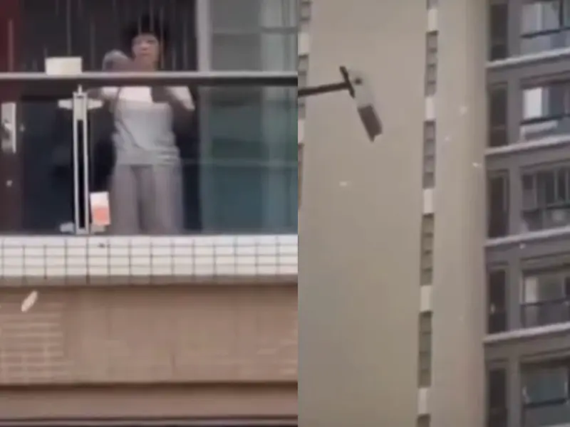 China Shock: Woman Throws Rs 1.5 Crore Cash From Balcony After Heated Fight With Husband Sparks Street Frenzy; Video Goes Viral