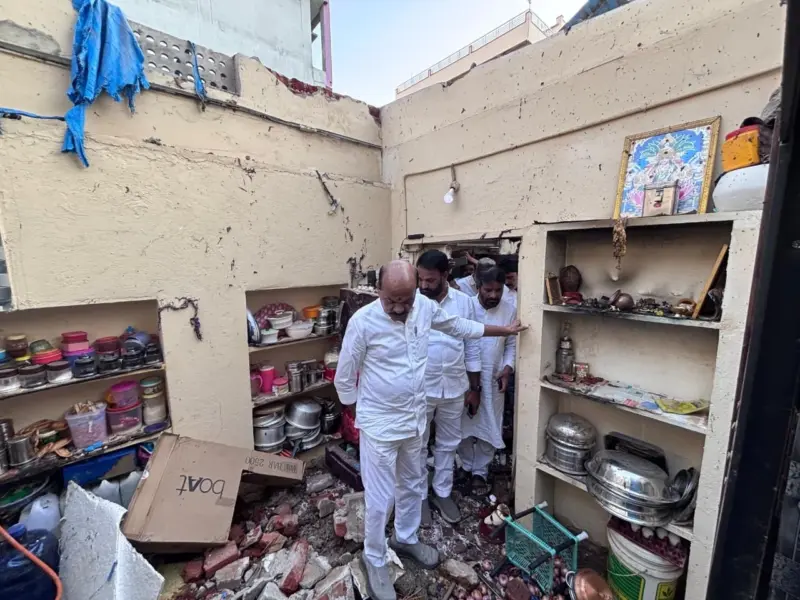 శాంతినగర్‌లో సిలిండర్ పేలుడు. నలుగురికి తీవ్ర గాయాలు!