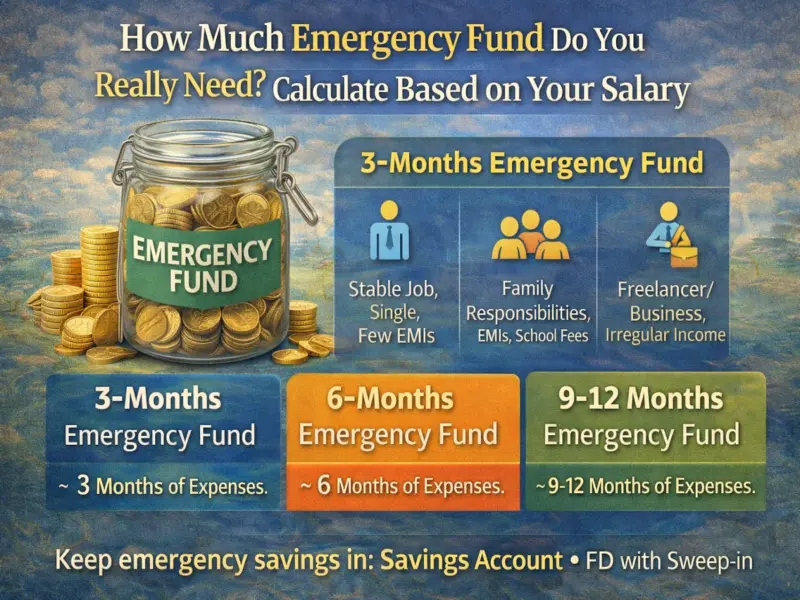 Emergency Fund Planning: How Much Savings Should You Keep Based on Your Salary?