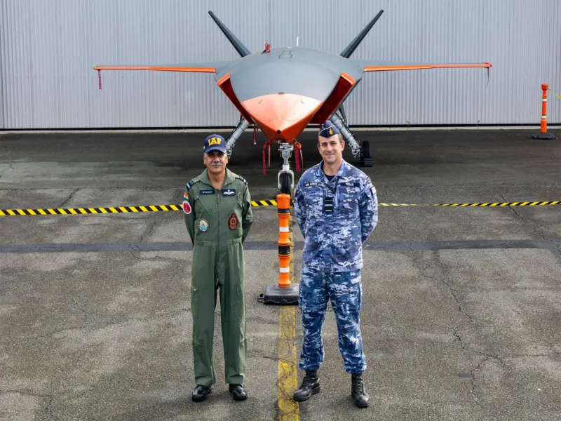MQ-28 Ghost Bat makes appearance during India-Australia 12th Air Staff Talks on future aerospace collaboration