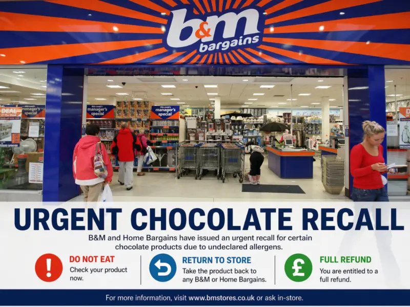 B&M and Home Bargains Issue Urgent Chocolate Recall: Step-by-Step Guide on How Customers Can Return Affected Items, Claim Refunds & What You Need to Know Now