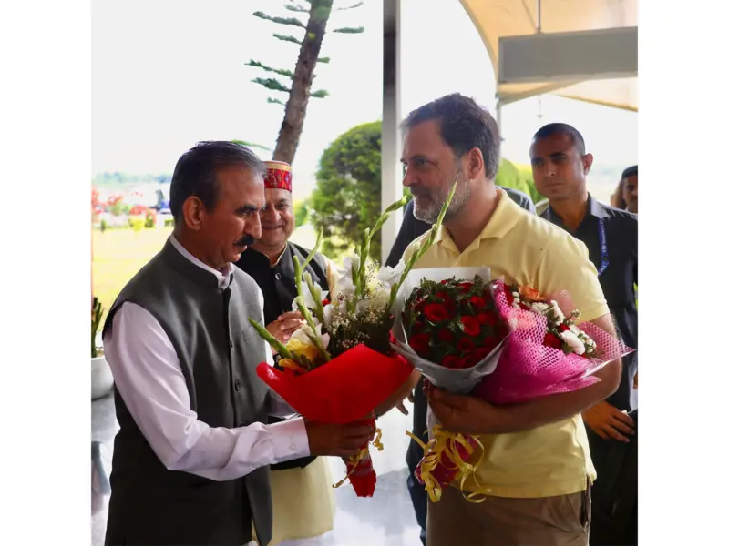 Rahul Gandhi attends Congress training session in Himachal's Kangra