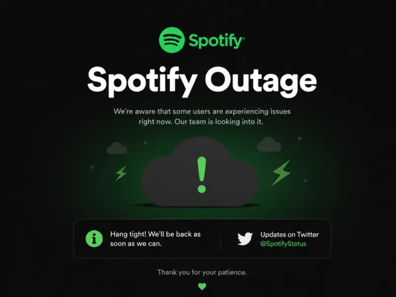 Is Spotify Down Today? Thousands of Users Report Widespread Outage & Streaming Issues