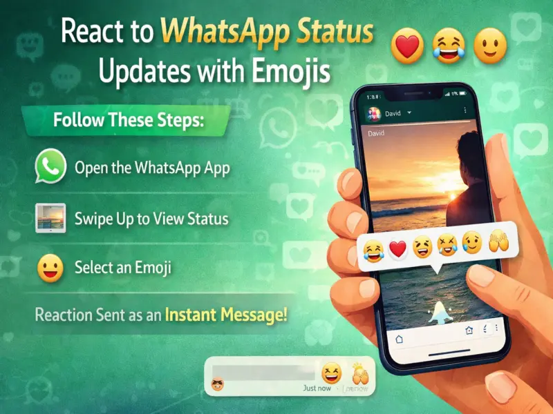 WhatsApp Status Reactions Made Easy: How to Reply with Emojis in Seconds