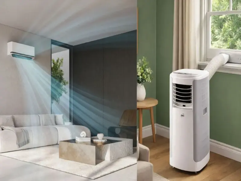 Portable AC vs. Split AC: Which AC Consumes More Electricity? Understand This Before Buying..