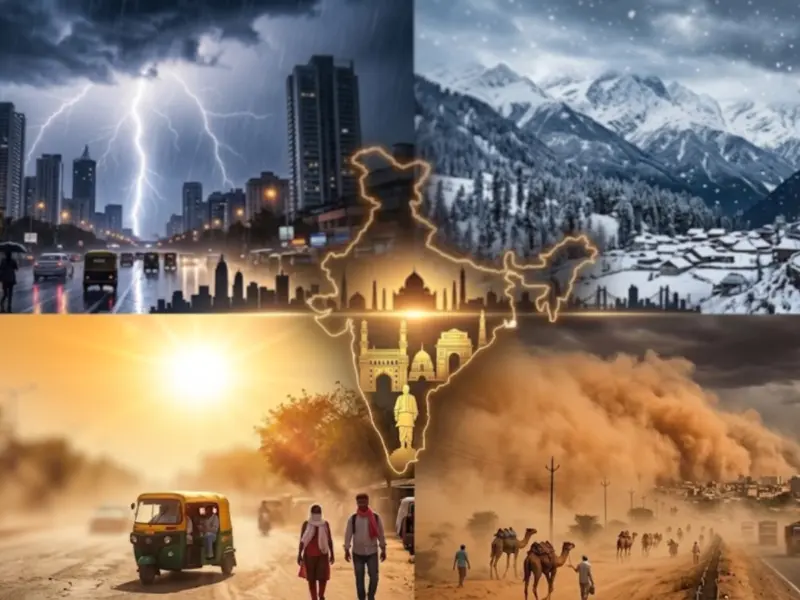 Weather Today [20 April, 2026]: Check IMD Rain Predictions, Snow, Heat Alert &. Thunderstorms Across Delhi NCR, Mumbai, Chennai, Karnataka, Rajasthan, Jammu, Hyderabad & More - Full City-Wise Forecast