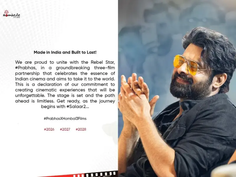 Massive! Big Banner Signs 3 Films Deal With Prabhas!