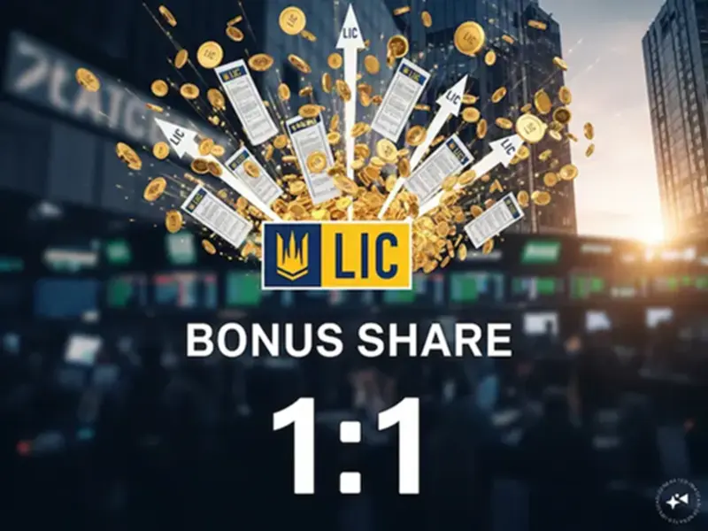 LIC Bonus Shares: What Does a 1:1 Bonus Mean, and When Will the New Shares Be Credited to Your Account?