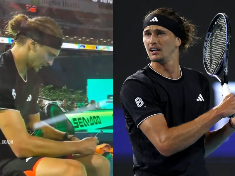 'Alexander Zverev Deserves More Respect': German Tennis Star Takes Insulin Mid-Match vs Jannik Sinner in Miami, Fans Hail Inspirational Moment