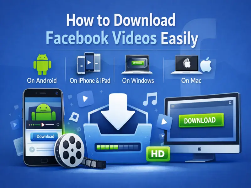 How to Download Facebook Videos on Android, iPhone, Windows & Mac Easily