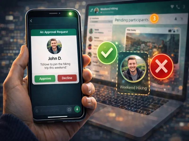 WhatsApp Group Admin Guide: How to Enable the 'Approve New Participants' Feature for Better Control