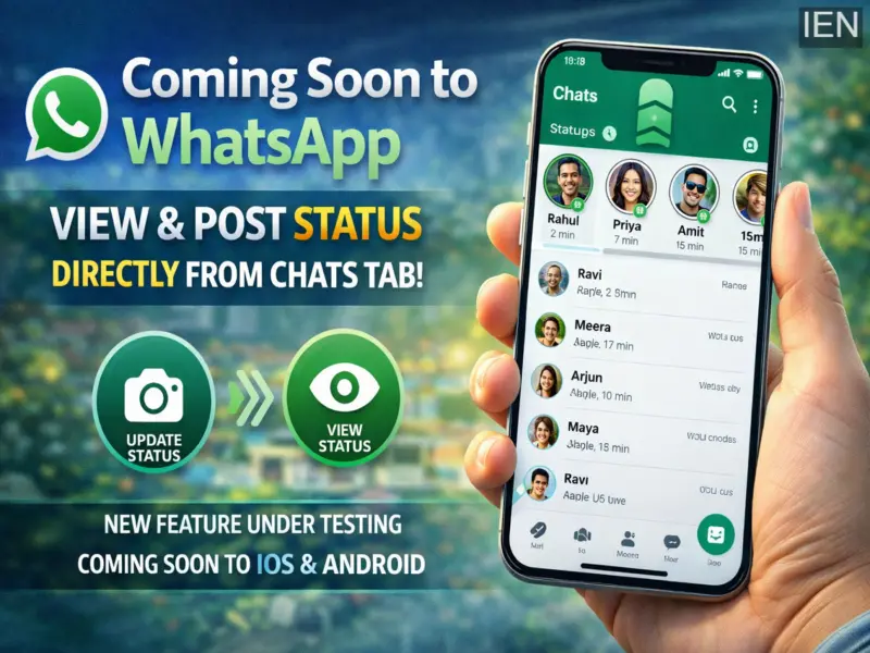WhatsApp Testing New Status Feature-View and Post Updates Directly from Chats Tab
