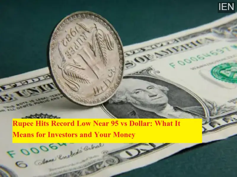 Rupee Hits Record Low Near 95 vs Dollar: What It Means for Investors and Your Money