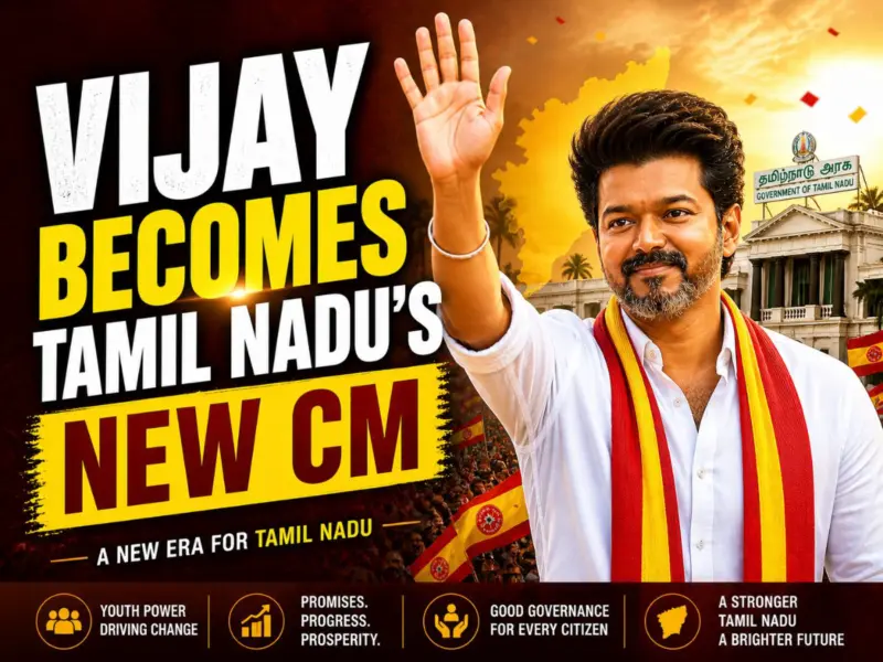 Vijay 'Thalapathy' All Set to Take Oath as Tamil Nadu New CM on May 7 After TVK's Historic Win; State Gets First Non-DMK, AIADMK Leader
