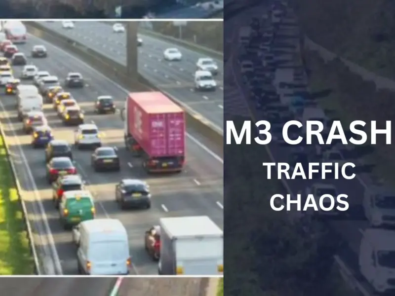 M3 Crash Traffic: Motorway Shut Near Bagshot After Lorry Crash and Diesel Spill, Long Queues Build; Check Diversion Routes & Latest Updates