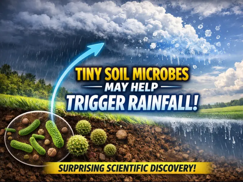 New Study Finds Tiny Soil Microbes May Influence Rainfall - Scientists Reveal Hidden Link Between Ground and Clouds