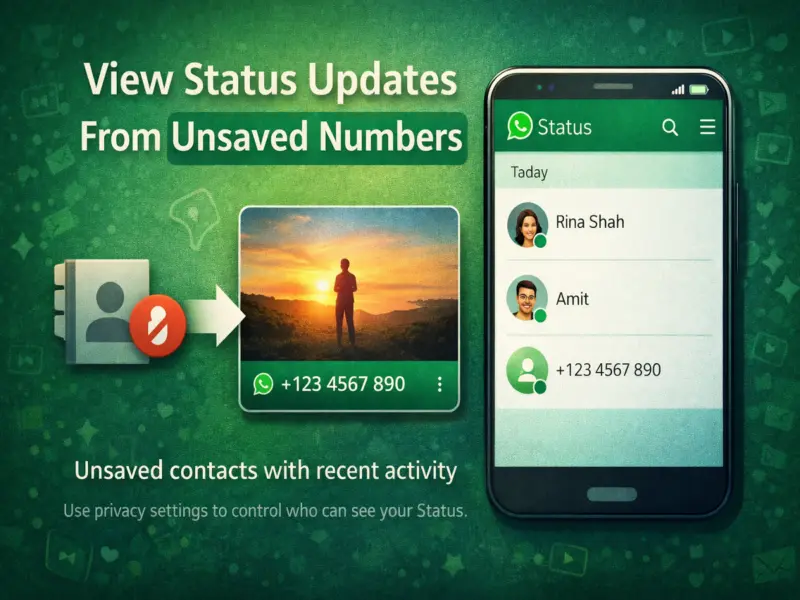 WhatsApp May Soon Let You View Status Updates from Unsaved Numbers; New Feature in Testing