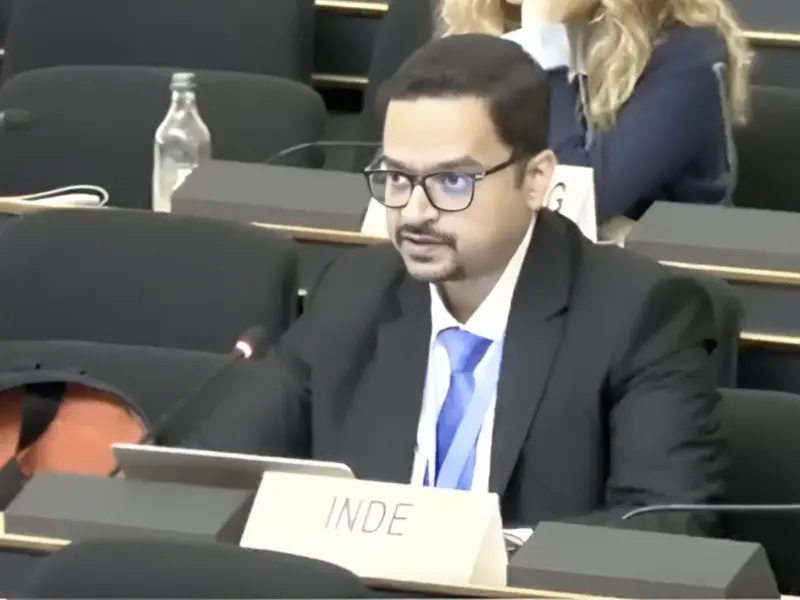 Indian diplomat Kshitij Tyagi slams Switzerland, wins netizens' praise; fans say, 'legendary move! love how India stood tall.'