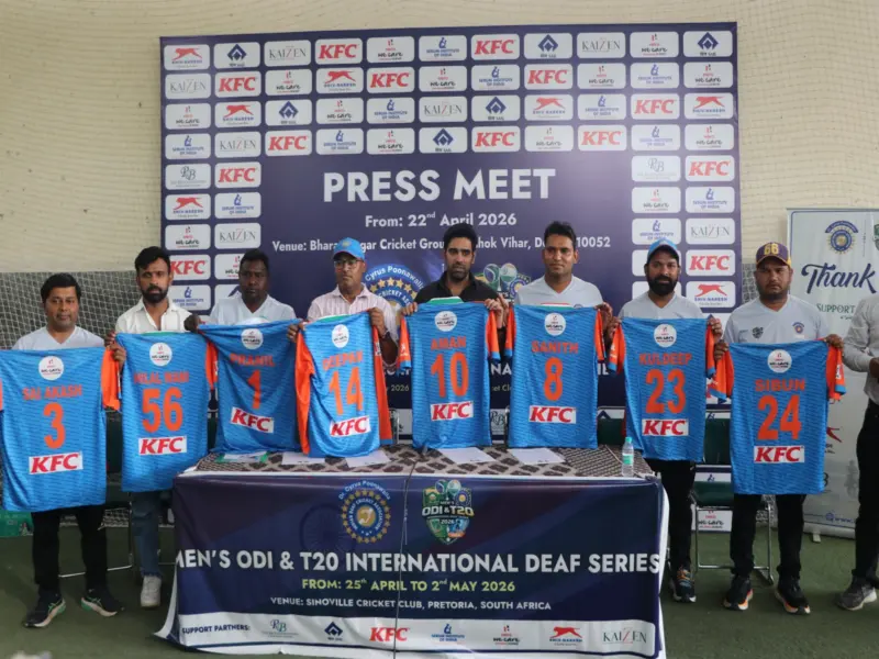 Indian Deaf cricket team reveals new jersey ahead of South Africa series