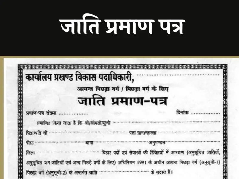 Caste Certificate: कैसे बनता है जाति प्रमाण पत्र? जानें ऑनलाइन अप्लाई करने का तरीका