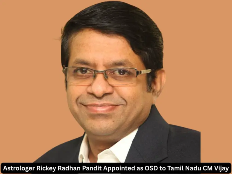 Who is Rickey Radhan Pandit? The Astrologer Who Forecasted TVK victory for Vijay, Appointed as Officer on Special Duty (OSD) To Tamil Nadu CM; His Net Worth, Family, Career & Full Name