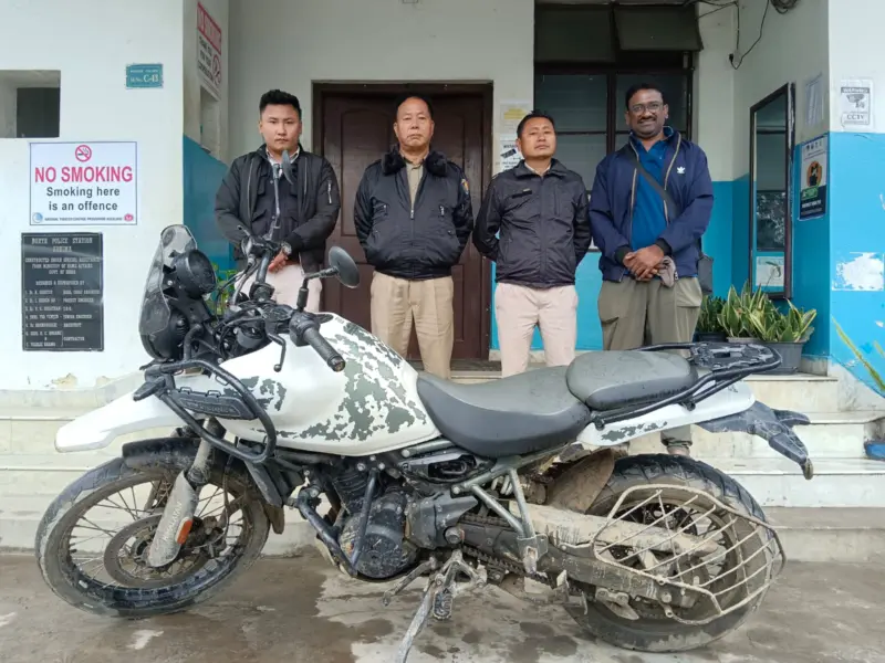Nagaland: Stolen bike of Andhra YouTuber recovered; 2 held
