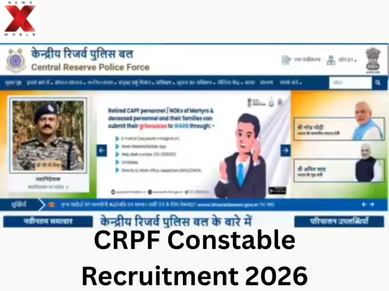 CRPF Constable 2026 Application Form Released: Check Vacancy Details, Eligibility, Dates and Selection Process