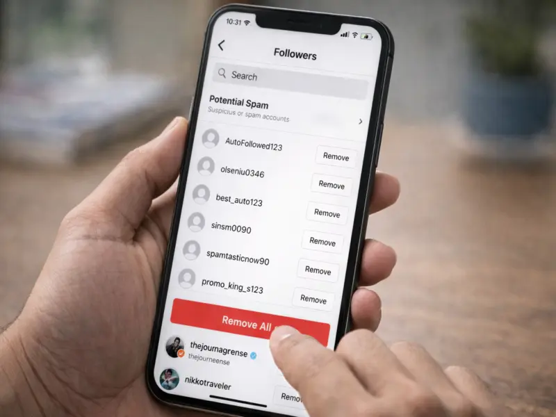 Instagram Fake Followers Removal Trick: Delete Bots and Spam Accounts Instantly in One Tap